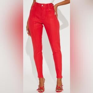 Fashion Nova Coated Skinny Jeans